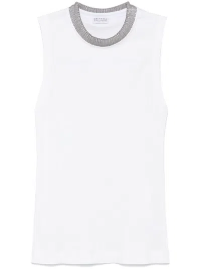 BRUNELLO CUCINELLI BRUNELLO CUCINELLI COTTON TANK TOP