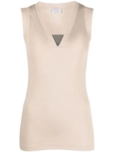 BRUNELLO CUCINELLI BRUNELLO CUCINELLI COTTON TANK TOP