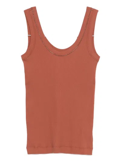 BRUNELLO CUCINELLI COTTON TANK TOP