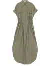 Brunello Cucinelli Women Cotton Techno Chemisier Dress