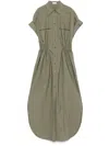 Brunello Cucinelli Women Cotton Techno Chemisier Dress