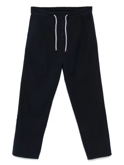 Brunello Cucinelli Cotton Track Pants In Black