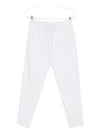 Brunello Cucinelli Cotton Sweatpants Back Pockets In White