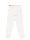 Brunello Cucinelli Cotton Track Pants In White