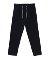 Brunello Cucinelli Cotton Track Pants In Black