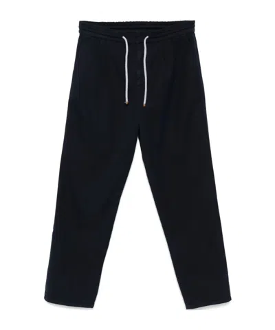 Brunello Cucinelli Cotton Track Pants In Black