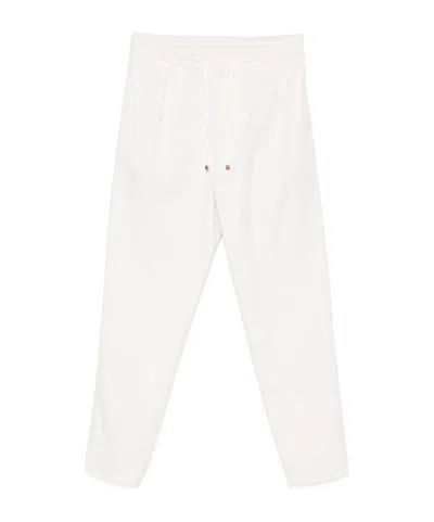 BRUNELLO CUCINELLI COTTON TRACK PANTS