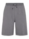 Brunello Cucinelli Tracksuit Shorts In Gray