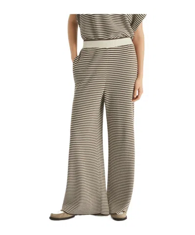 BRUNELLO CUCINELLI COTTON TRACK TROUSERS