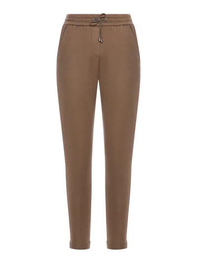 BRUNELLO CUCINELLI COTTON TROUSERS
