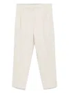 Brunello Cucinelli Cotton Trousers In White