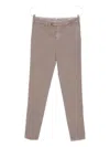 Brunello Cucinelli Cotton Trousers In Brown