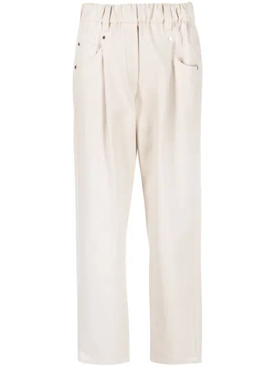 BRUNELLO CUCINELLI BRUNELLO CUCINELLI COTTON TROUSERS