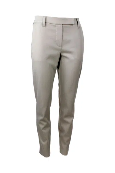 BRUNELLO CUCINELLI COTTON TROUSERS