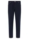Brunello Cucinelli Corduroy Pants Blue In Blue