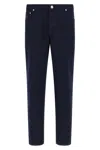 Brunello Cucinelli Corduroy Pants Blue In Multi
