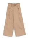 Brunello Cucinelli Cotton Trousers In Brown