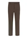 Brunello Cucinelli Belt Loop Casual Pants In Brown