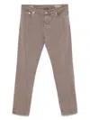 Brunello Cucinelli Straight-leg Jeans In Brown In Gray