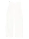Brunello Cucinelli Cotton Trousers In Neutral