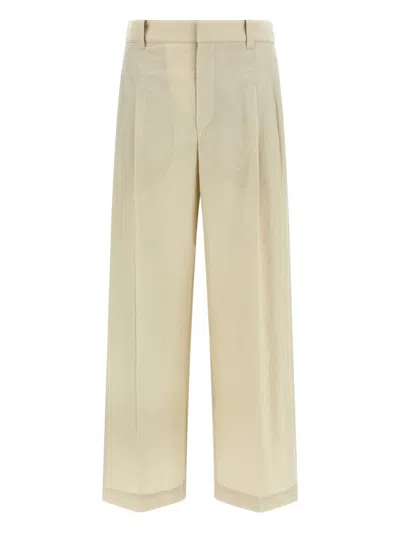 BRUNELLO CUCINELLI COTTON TROUSERS