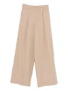 Brunello Cucinelli Elasticated Palazzo Pants In Sand