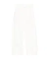 Brunello Cucinelli Cotton Trousers In White