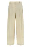 Brunello Cucinelli Cotton Trousers In White