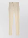 Brunello Cucinelli Cotton Trousers With Back Pockets And Belt Loops