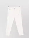 Brunello Cucinelli Cotton Trousers With Belt Loops And Rolled Cuffs