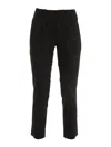 Brunello Cucinelli Cotton Trousers With Darts In Negro