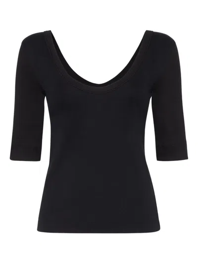 Brunello Cucinelli Cotton T-shirt In Black