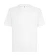Brunello Cucinelli Men Slim Fit Crew-neck T-shirt In Lightweight Cotton Jersey In White