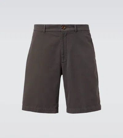 BRUNELLO CUCINELLI COTTON TWILL BERMUDA SHORTS