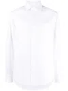 Brunello Cucinelli Cotton Twill Shirt In White
