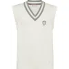 Brunello Cucinelli Cotton Sweater Vest In Yellow