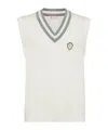 Brunello Cucinelli Cotton Sweater Vest In White