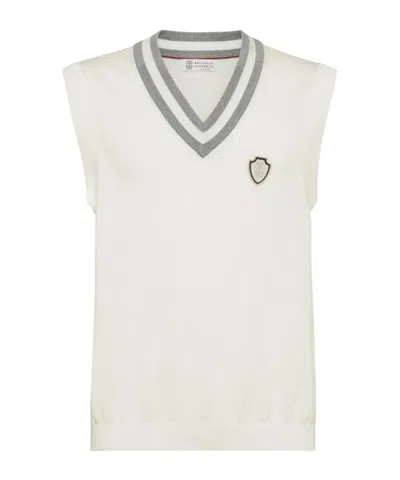 BRUNELLO CUCINELLI COTTON VEST