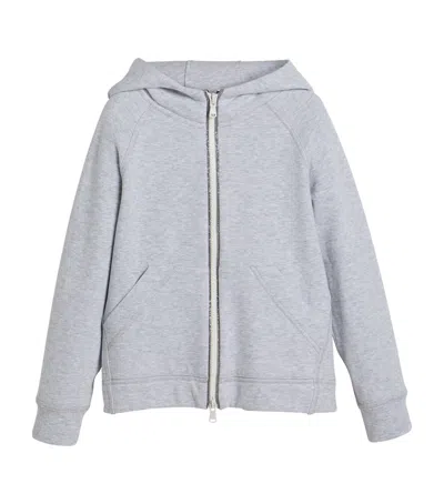 BRUNELLO CUCINELLI COTTON ZIP-UP HOODIE