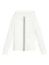 Brunello Cucinelli Cotton Zip-up Hoodie In White