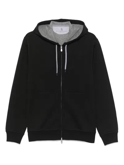 BRUNELLO CUCINELLI BRUNELLO CUCINELLI COTTON ZIPEPD HOODIE