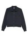 Brunello Cucinelli Cotton Zip Sweatshirt Chest Pocket