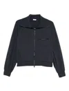 Brunello Cucinelli Cotton Zip Sweatshirt Chest Pocket