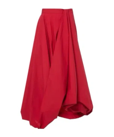 Brunello Cucinelli Cotton-blend Midi Skirt In Multi