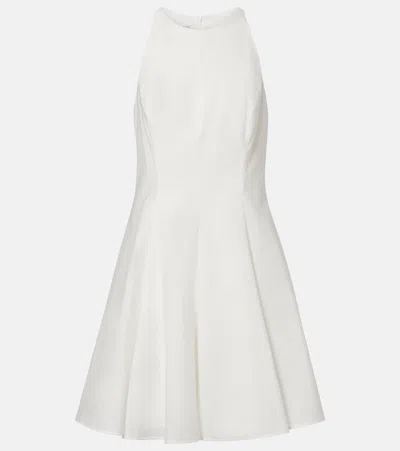 Brunello Cucinelli Cotton-blend Minidress In White