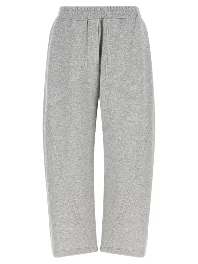 Brunello Cucinelli Cotton-cashmere Blend Joggers In Grey