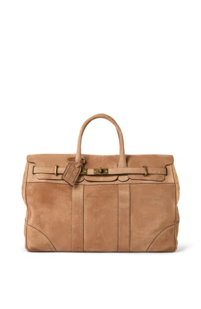 Brunello Cucinelli Country Bag In Biscuit