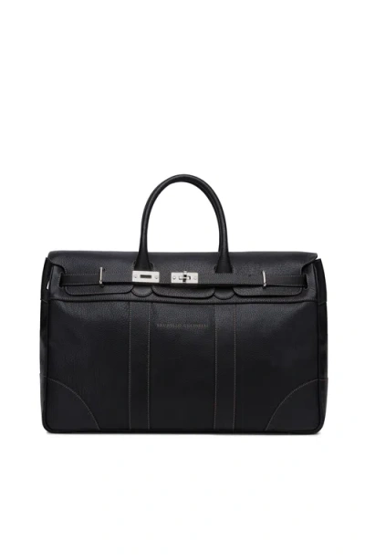 Brunello Cucinelli Country Bag In Black