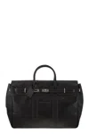 Brunello Cucinelli Men Country Bag In Calfskin With Grain