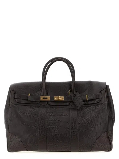 Brunello Cucinelli Country Duffel Bag In Brown